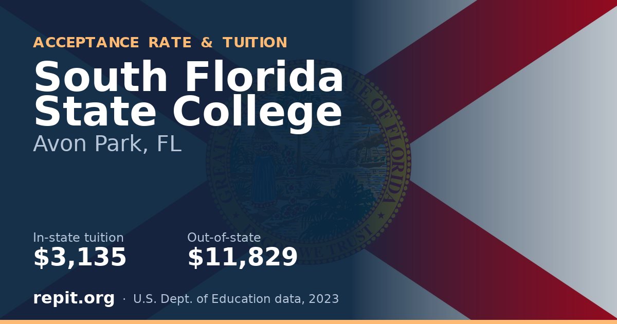 South Florida State College — tuition $3,135 in-state, $11,829 out-of-state