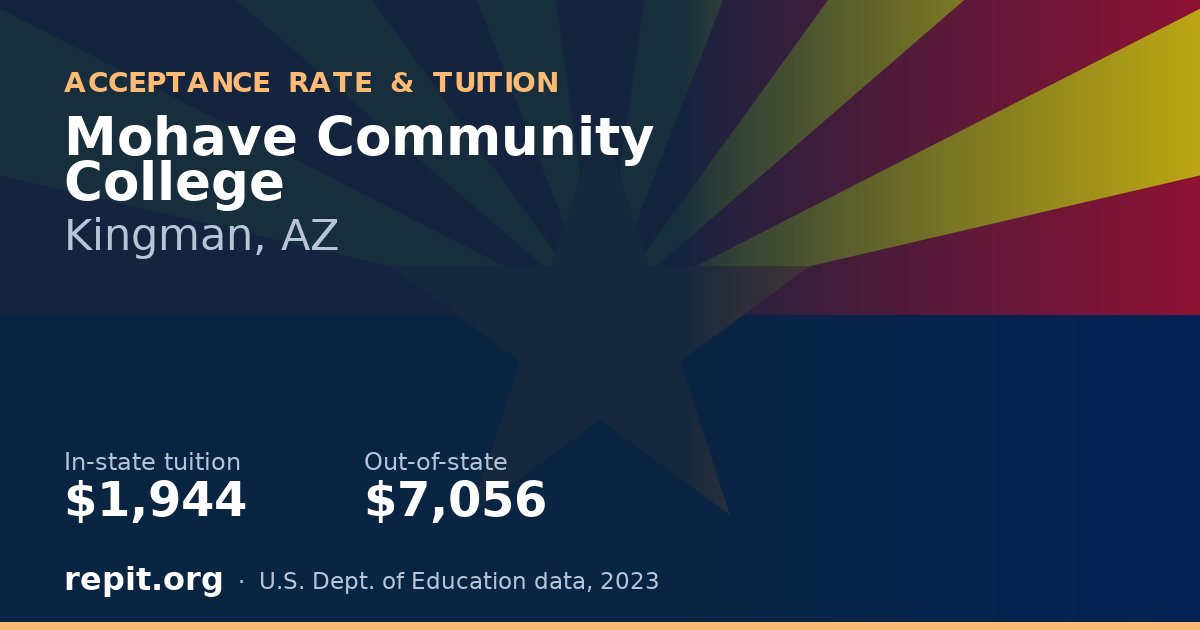 Mohave Community College — tuition $1,944 in-state, $7,056 out-of-state