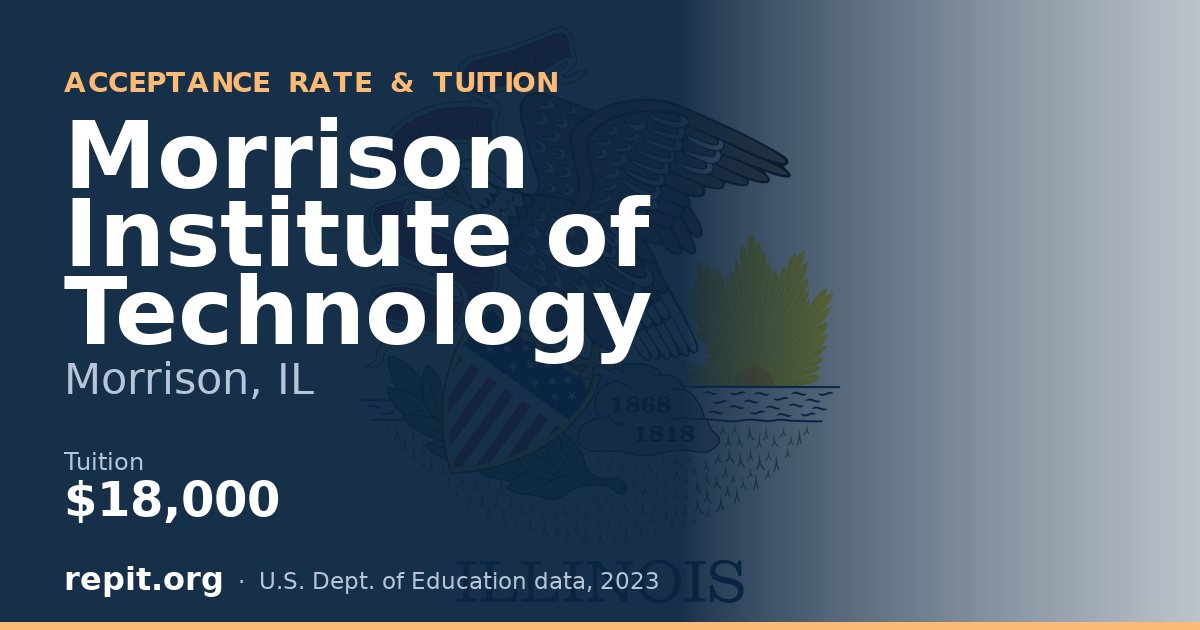 Morrison Institute of Technology — tuition $18,000