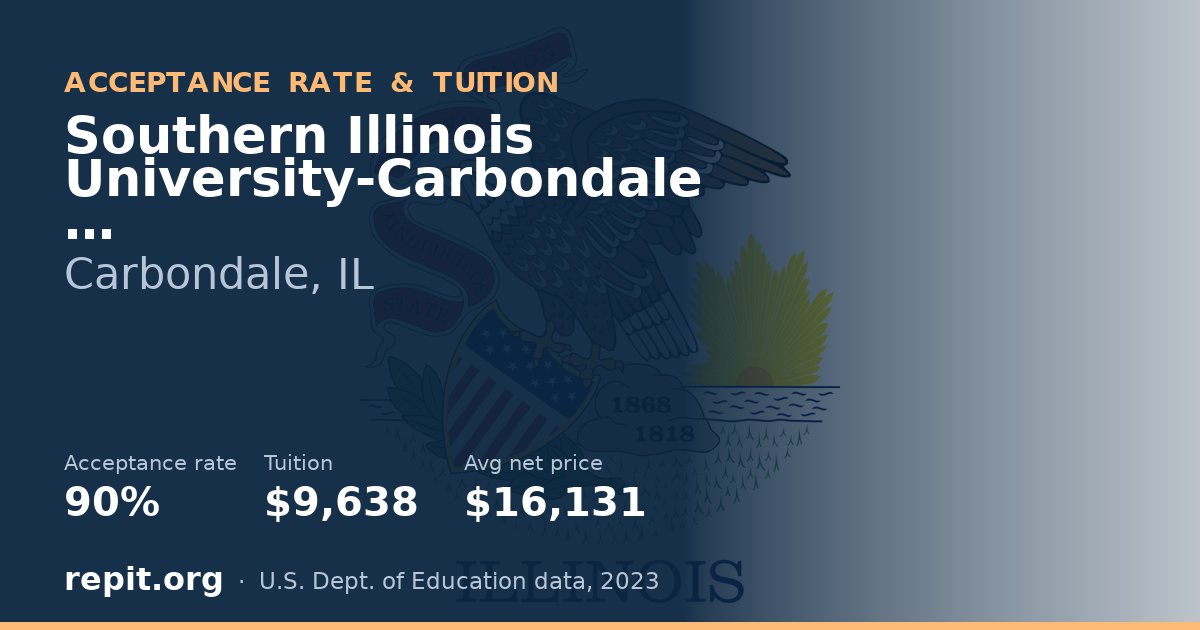 Southern Illinois University-Carbondale — acceptance rate 90%, tuition $9,638