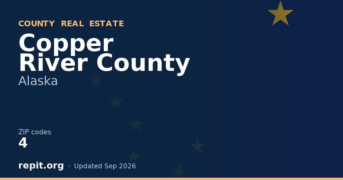 Copper River County, AK real estate