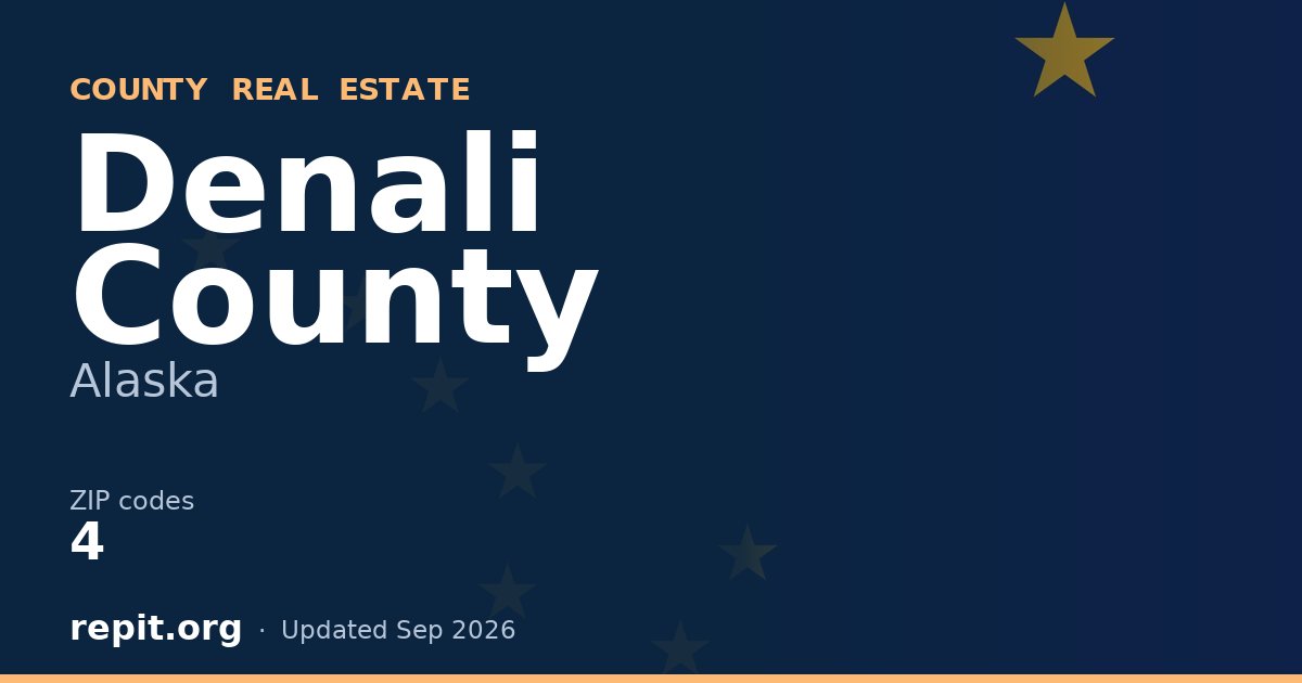 Denali County, AK real estate