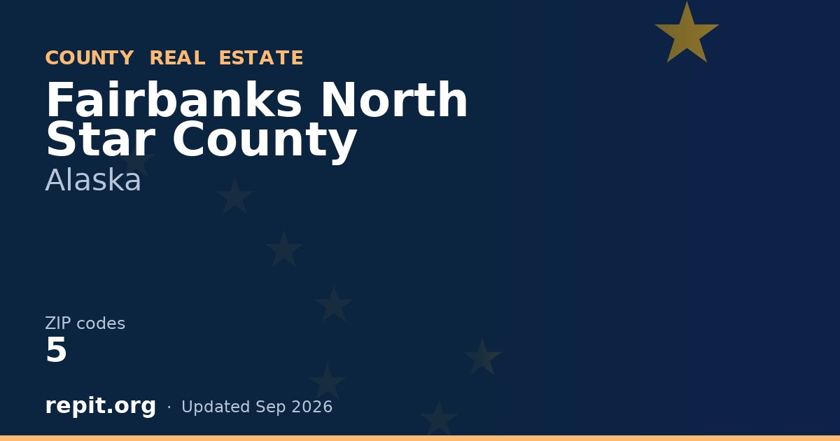 Fairbanks North Star County, AK real estate