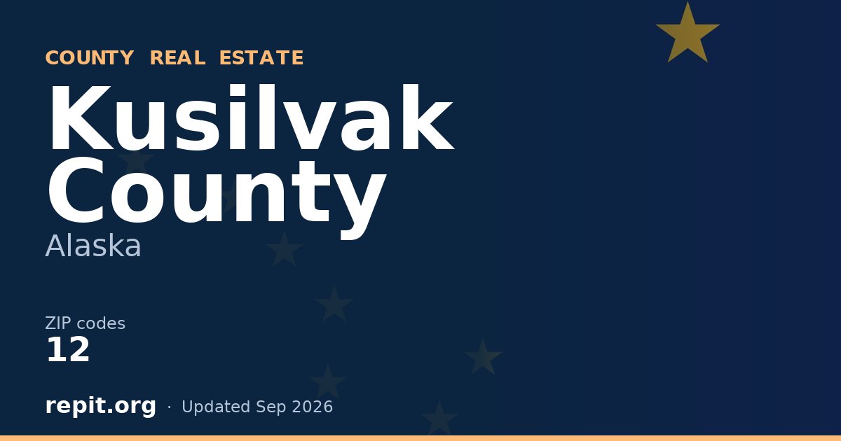 Kusilvak County, AK real estate