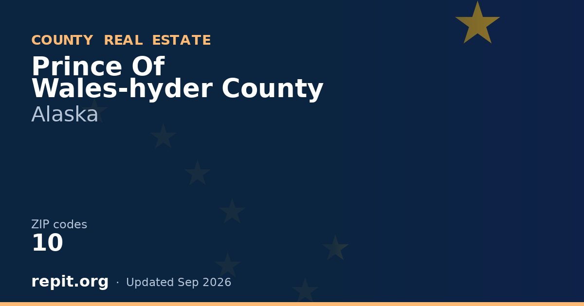 Prince Of Wales-hyder County, AK real estate