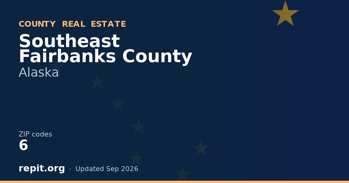 Southeast Fairbanks County, AK real estate