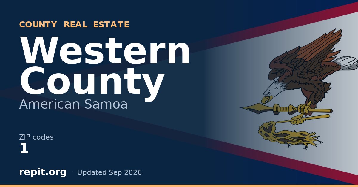 Western County, AS real estate