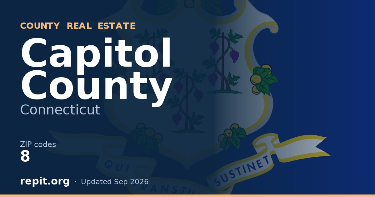 Capitol County, CT real estate