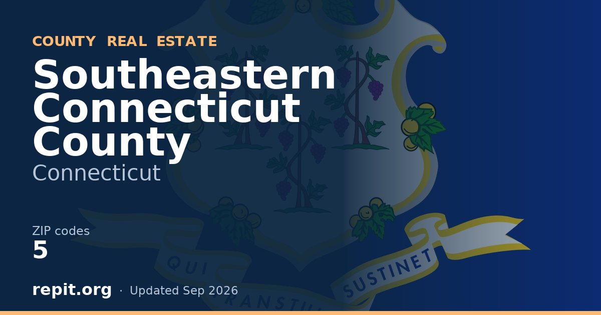 Southeastern Connecticut County, CT real estate