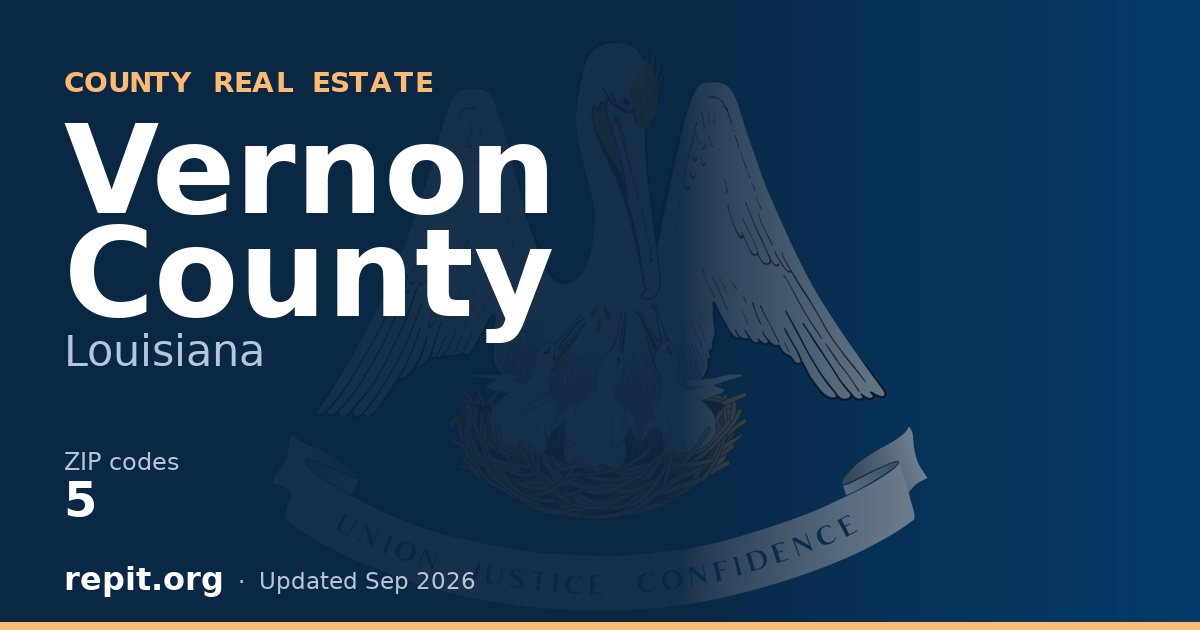 Vernon County, LA real estate