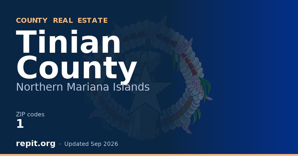 Tinian County, MP real estate