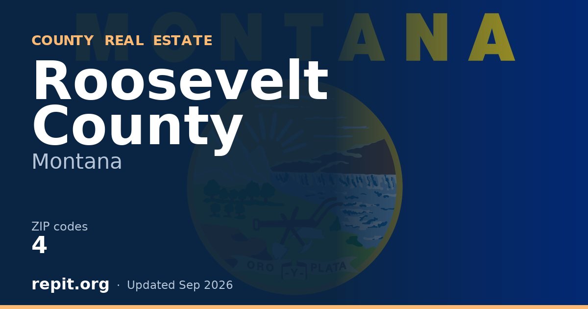 Roosevelt County, MT real estate