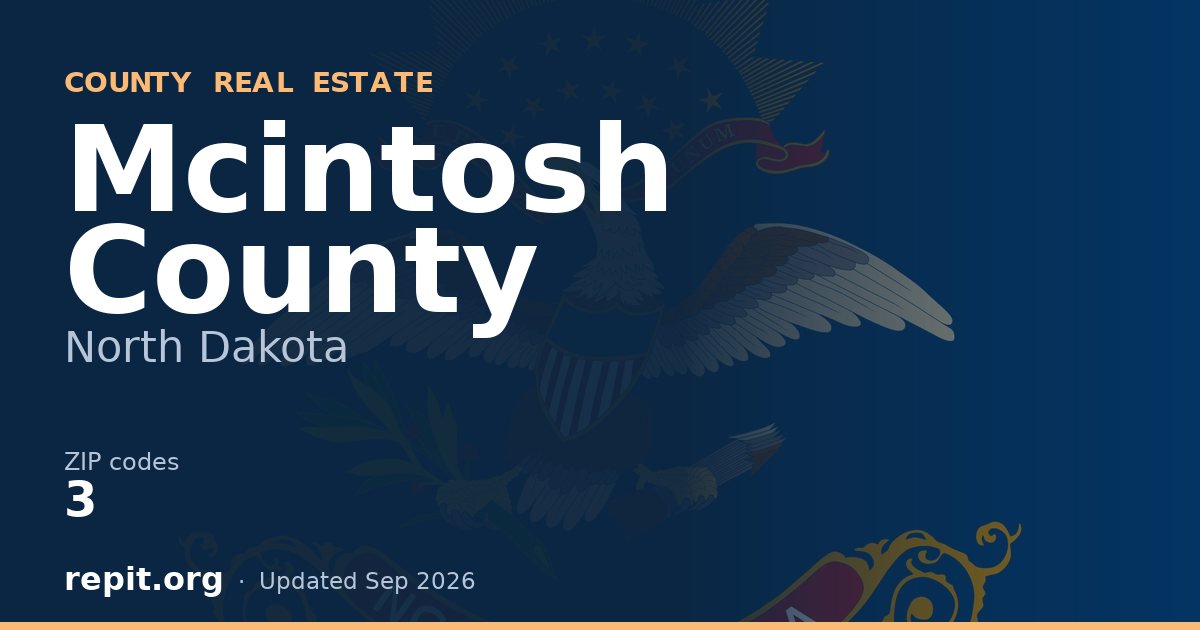Mcintosh County, ND real estate