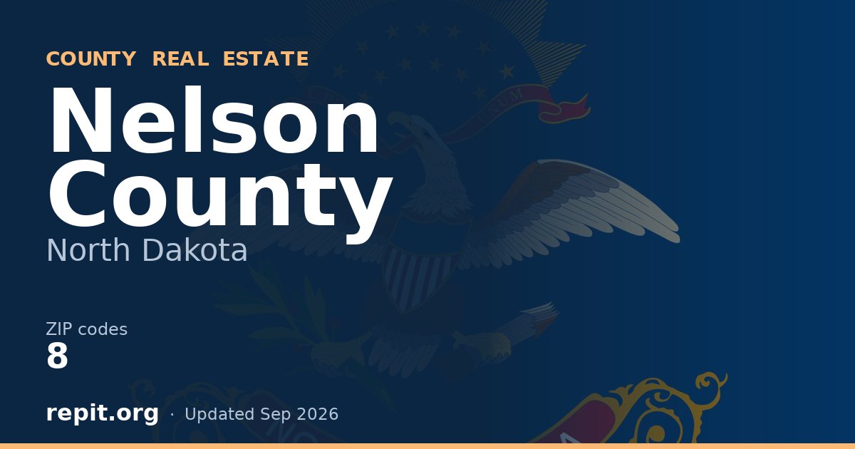 Nelson County, ND real estate