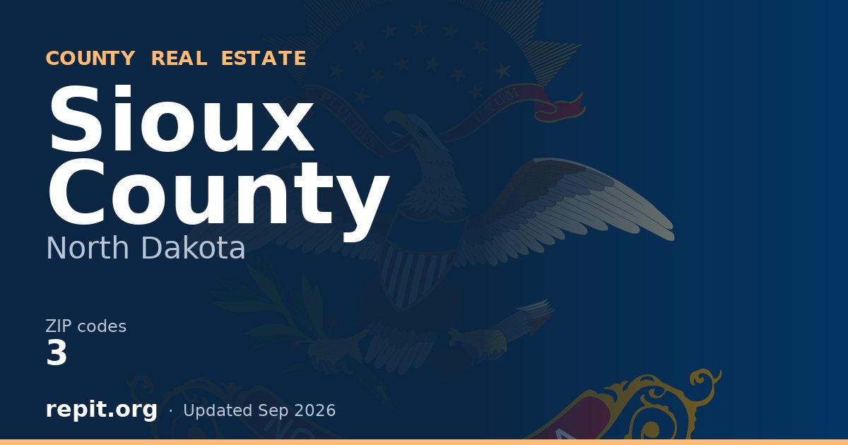 Sioux County, ND real estate
