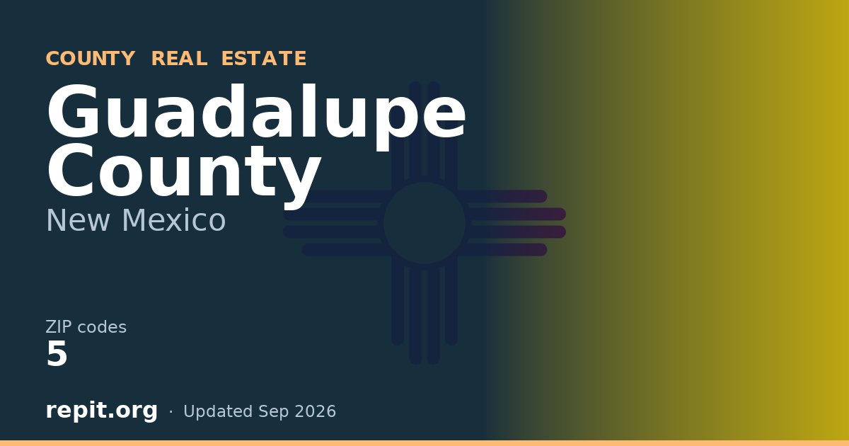 Guadalupe County, NM real estate