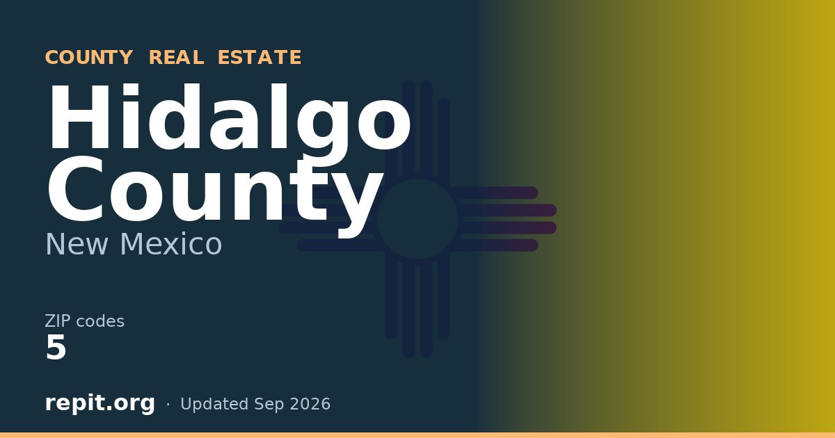 Hidalgo County, NM real estate