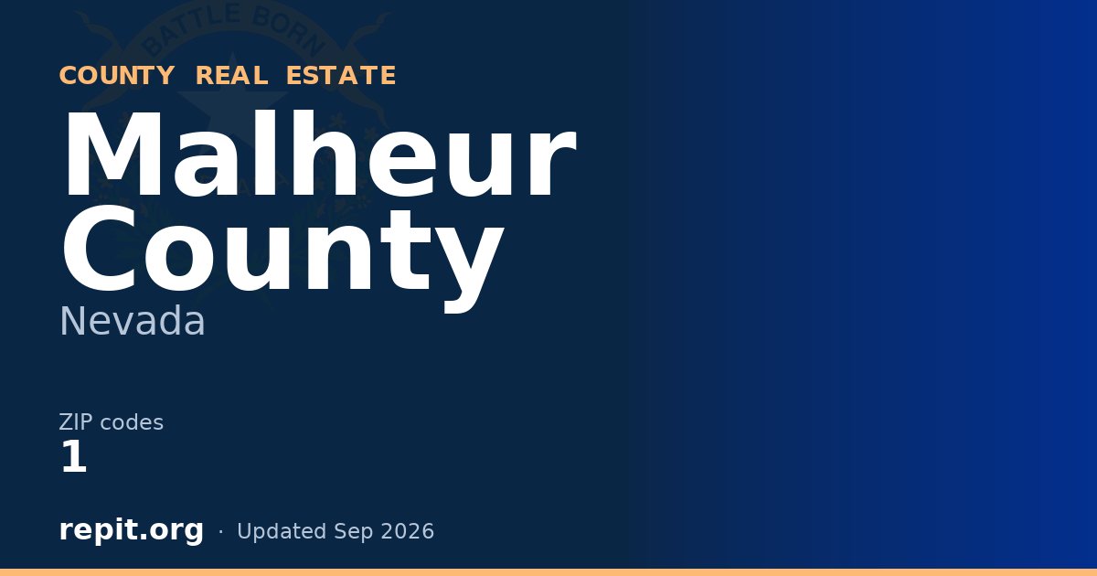 Malheur County, NV real estate