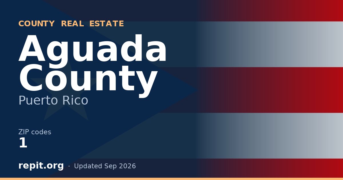 Aguada County, PR real estate