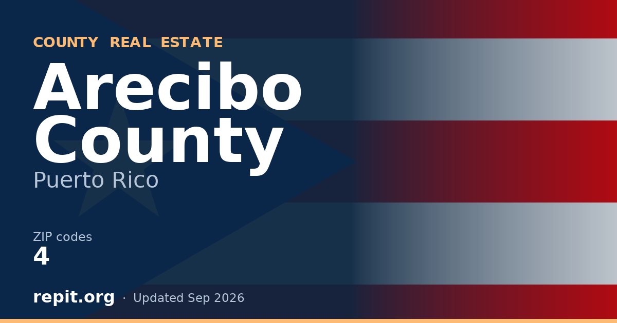 Arecibo County, PR real estate