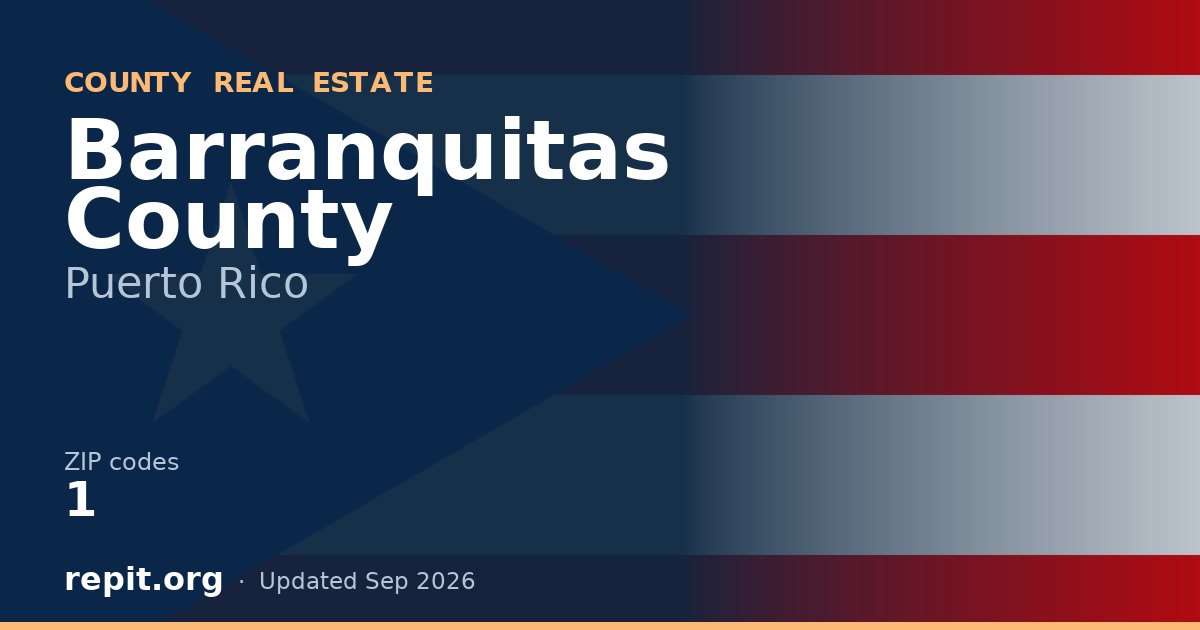 Barranquitas County, PR real estate