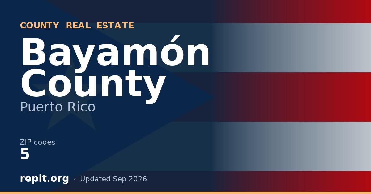 Bayamón County, PR real estate