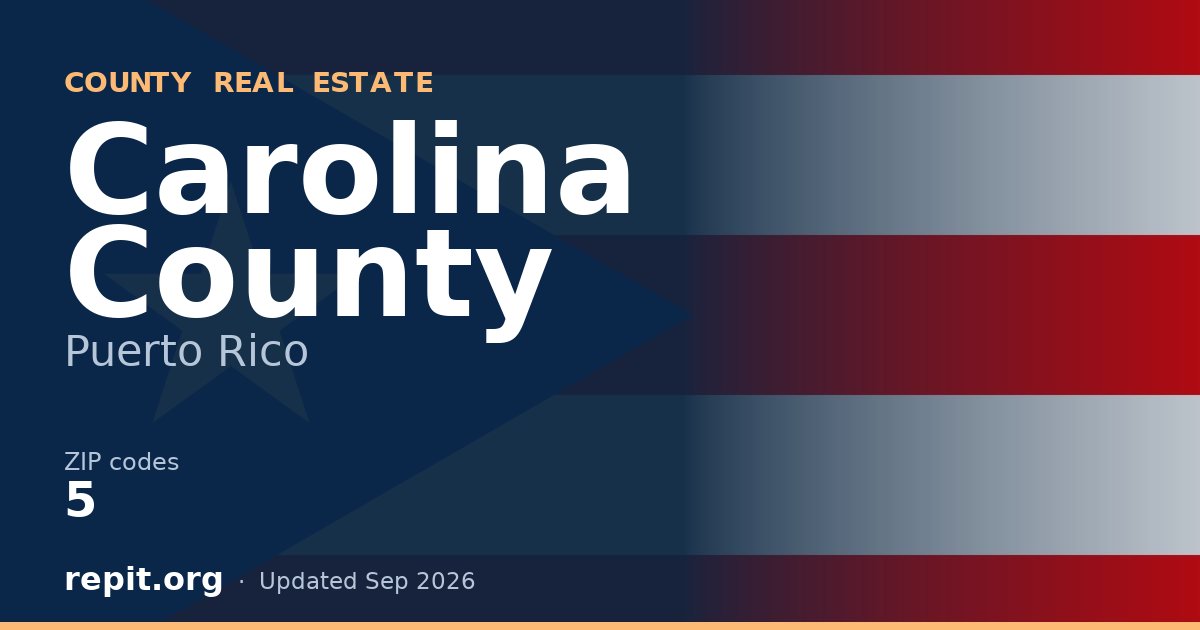 Carolina County, PR real estate