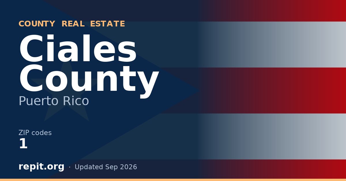 Ciales County, PR real estate
