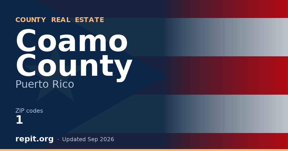 Coamo County, PR real estate