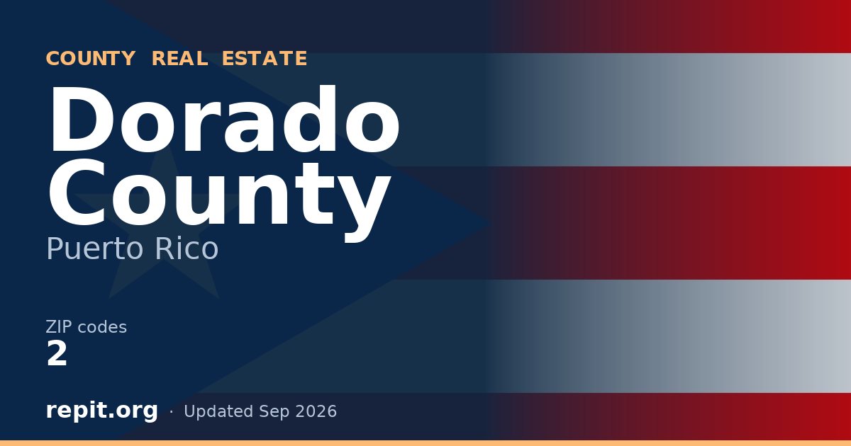 Dorado County, PR real estate