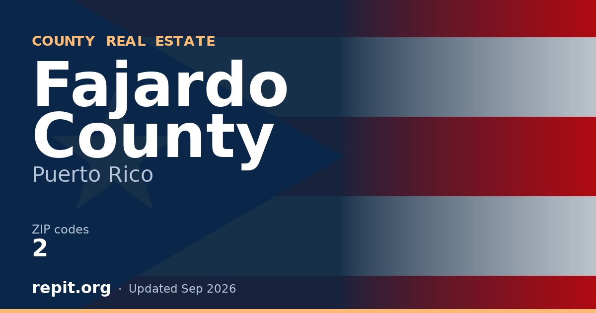 Fajardo County, PR real estate