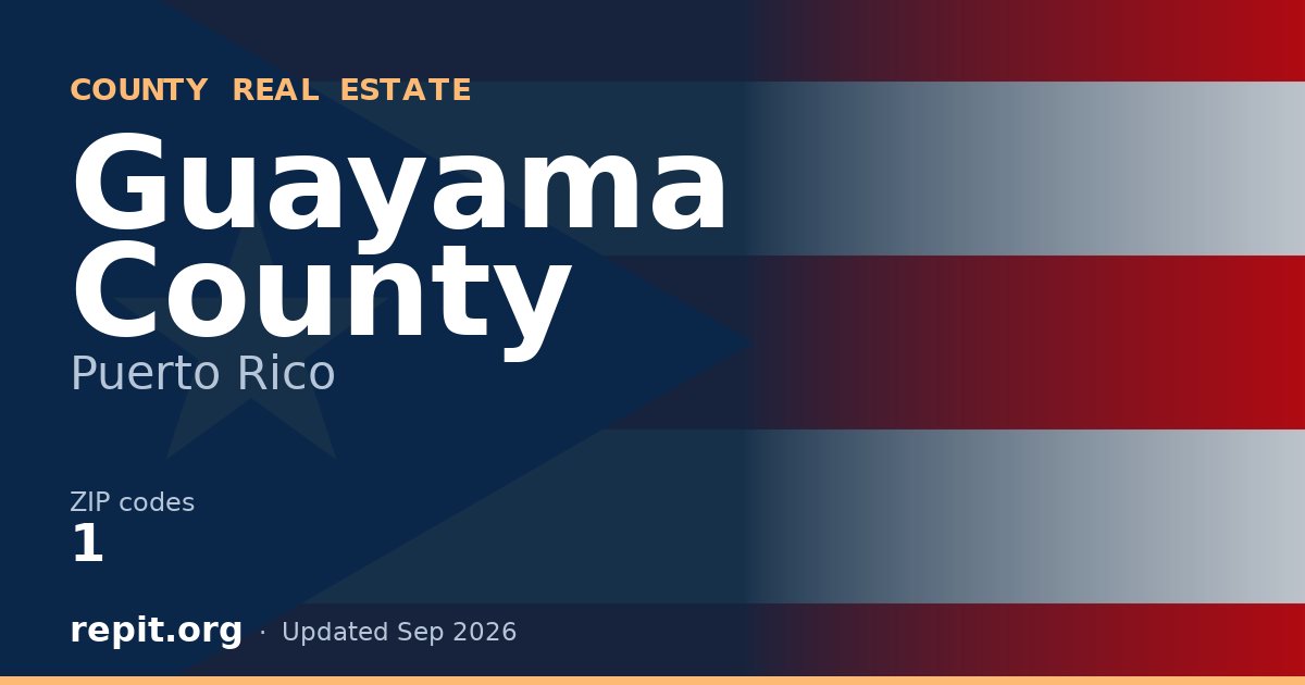 Guayama County, PR real estate