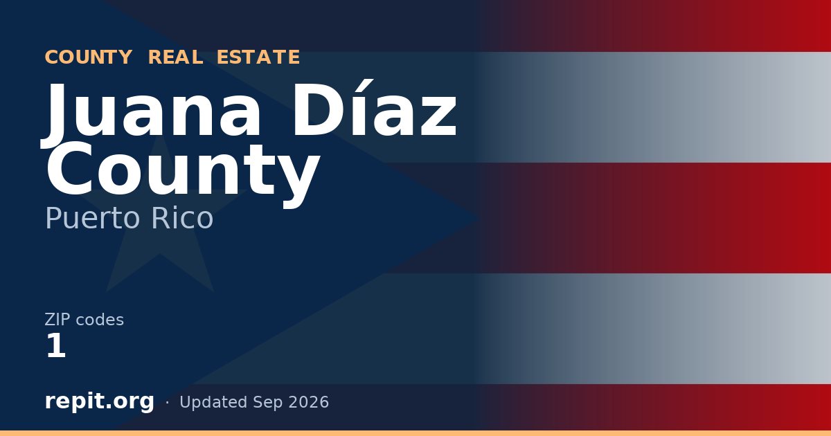 Juana Díaz County, PR real estate