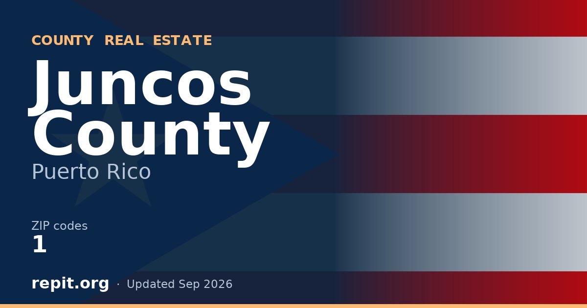 Juncos County, PR real estate
