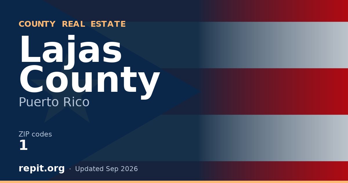 Lajas County, PR real estate