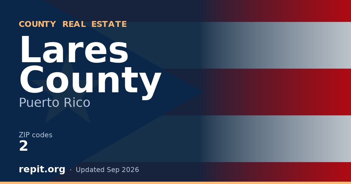 Lares County, PR real estate