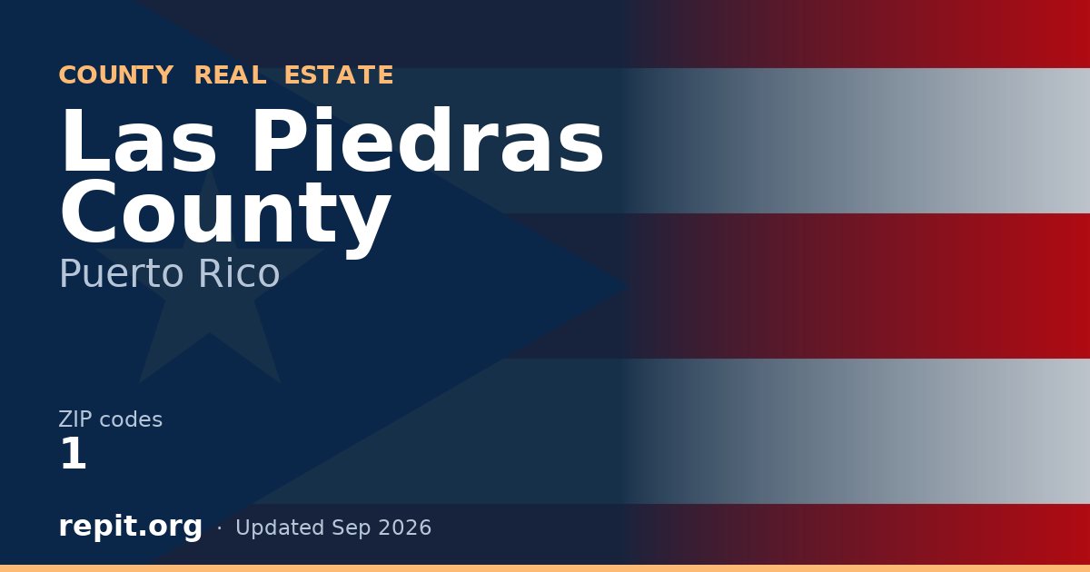 Las Piedras County, PR real estate