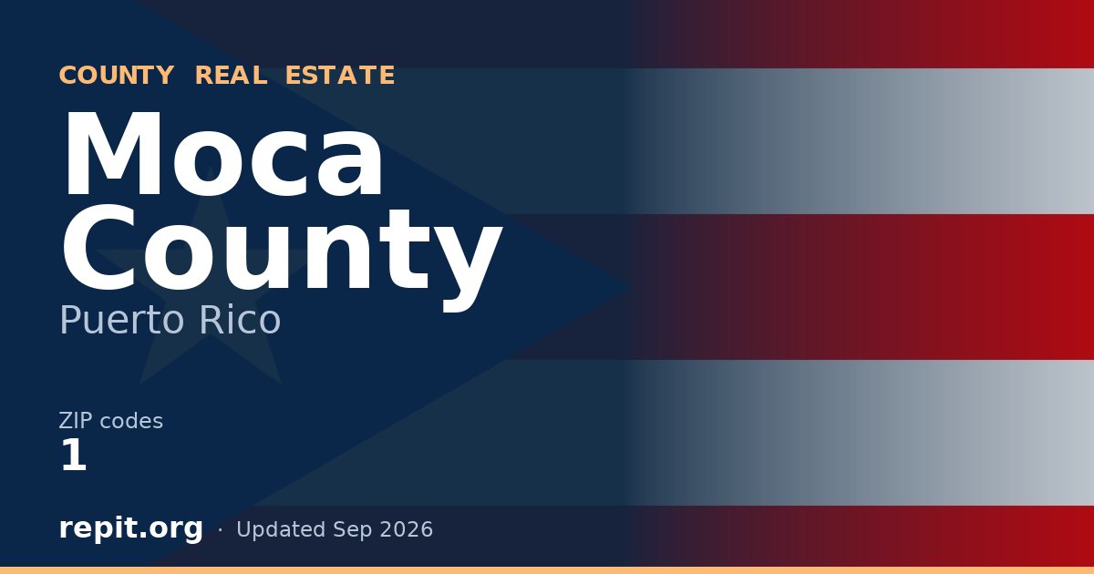 Moca County, PR real estate