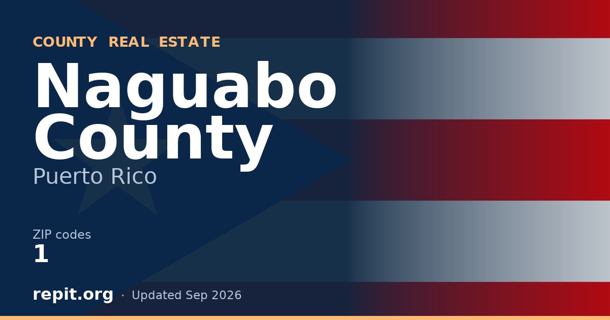 Naguabo County, PR real estate