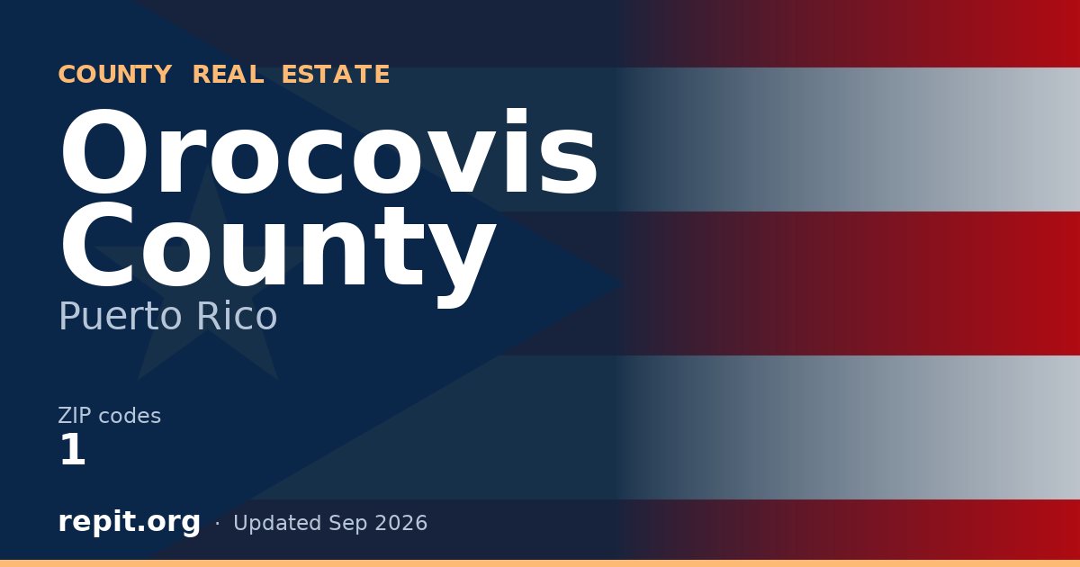 Orocovis County, PR real estate