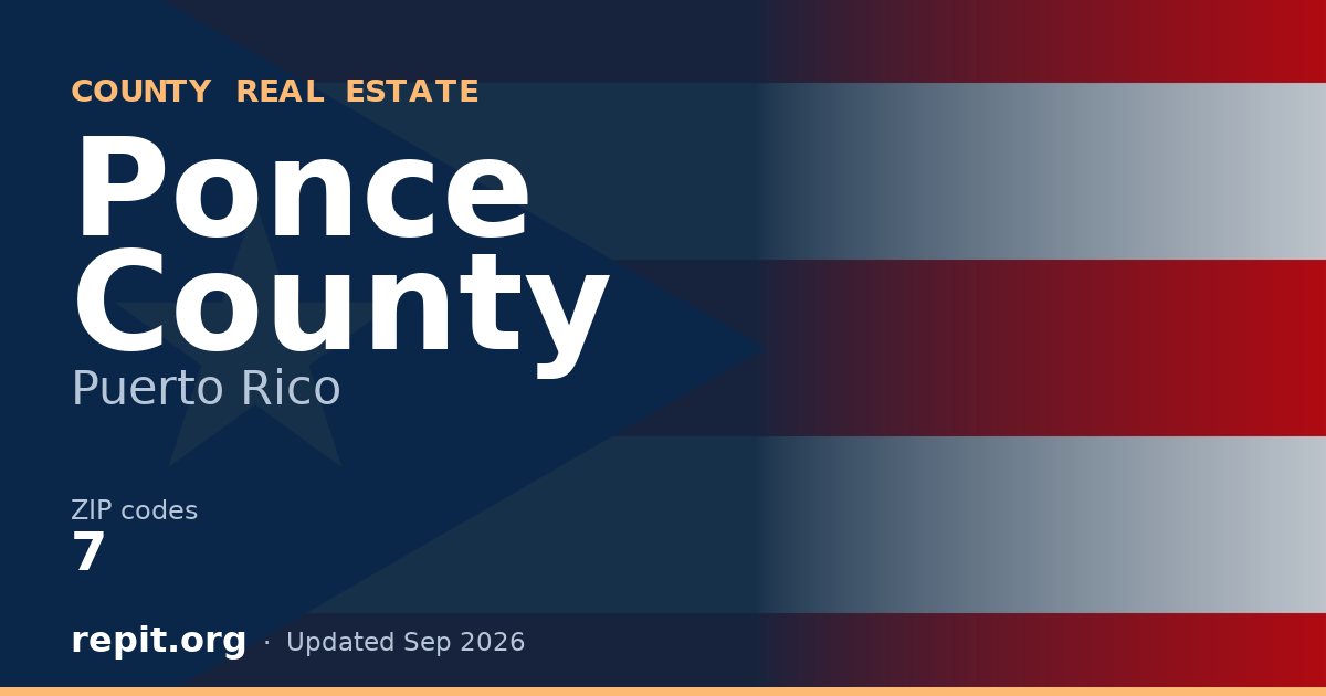 Ponce County, PR real estate