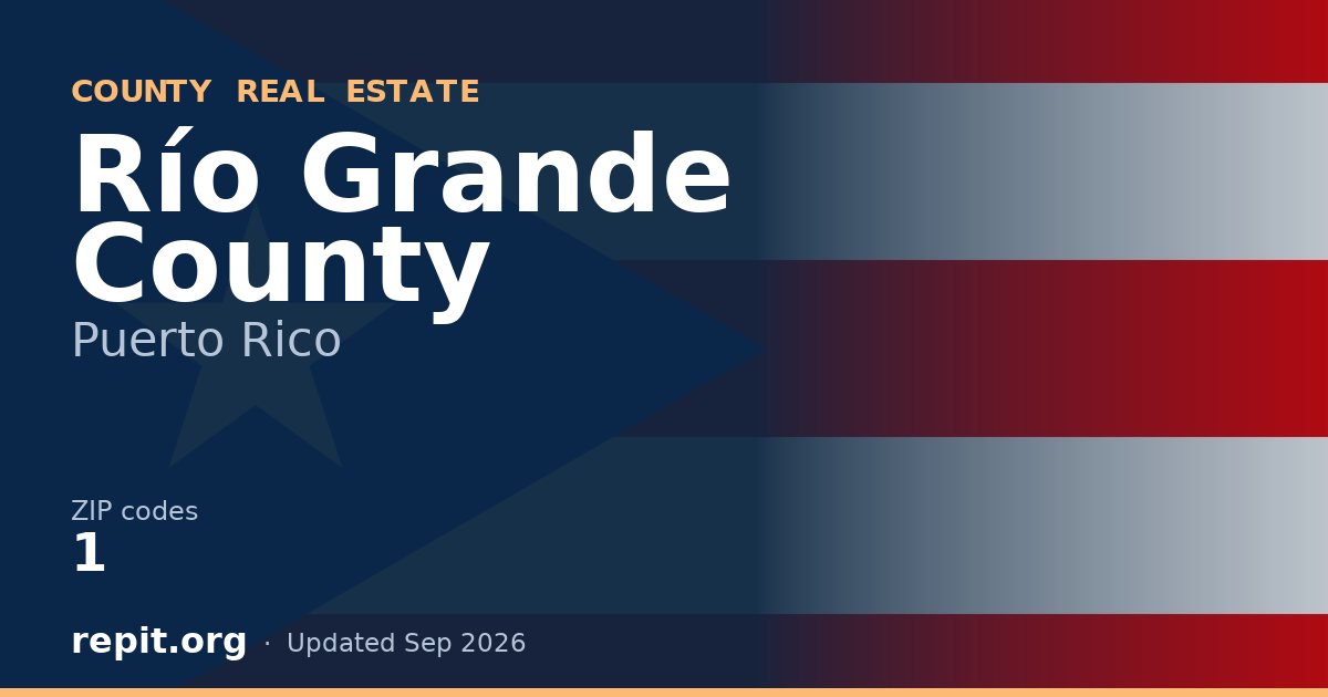 Río Grande County, PR real estate