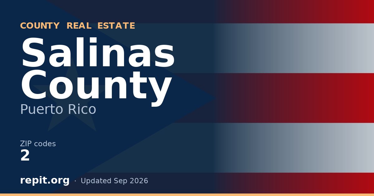 Salinas County, PR real estate