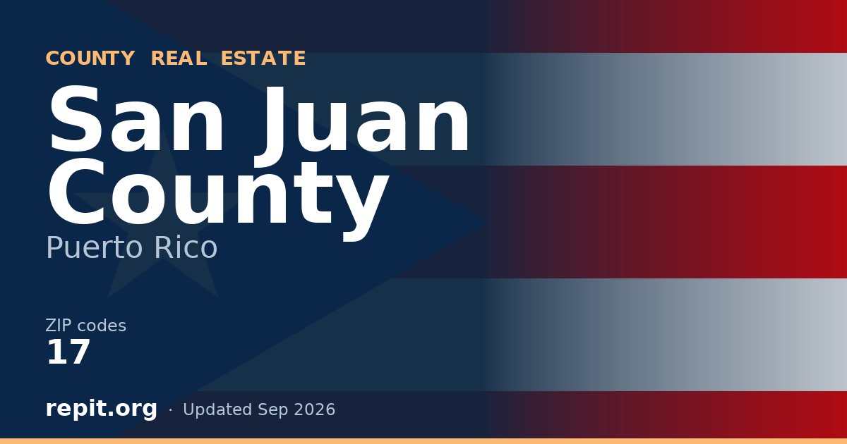 San Juan County, PR real estate