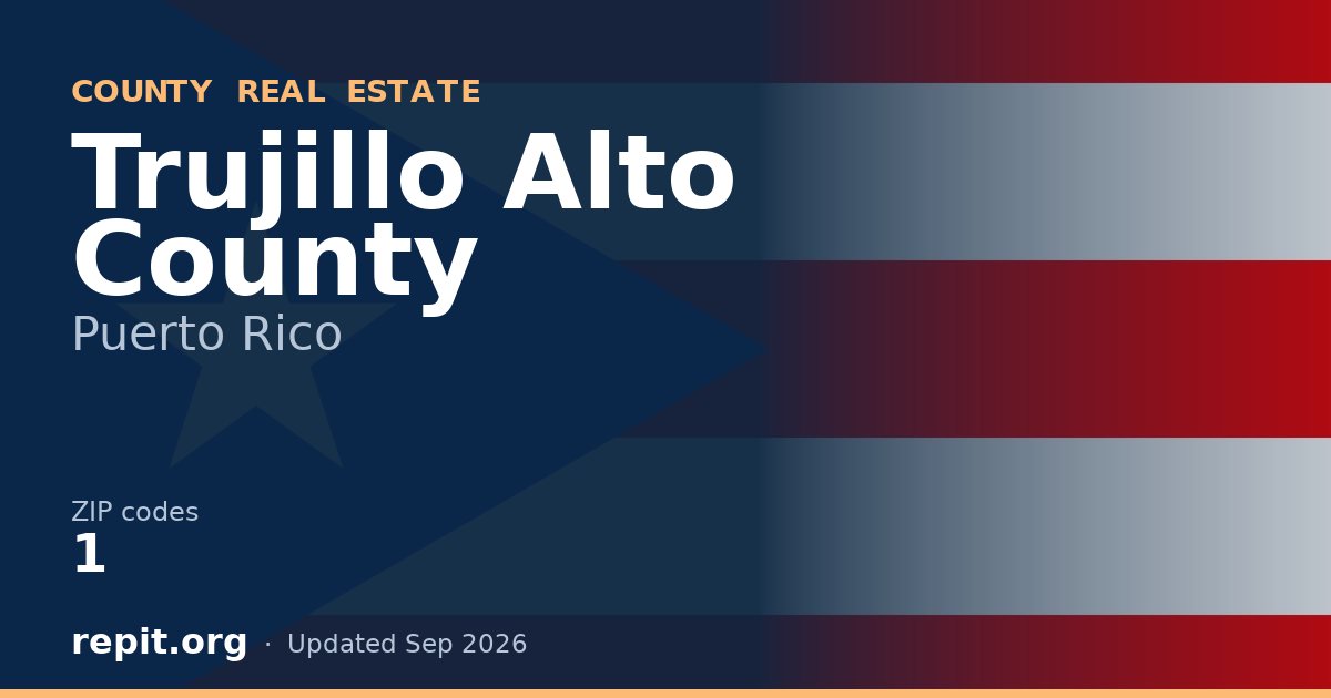 Trujillo Alto County, PR real estate