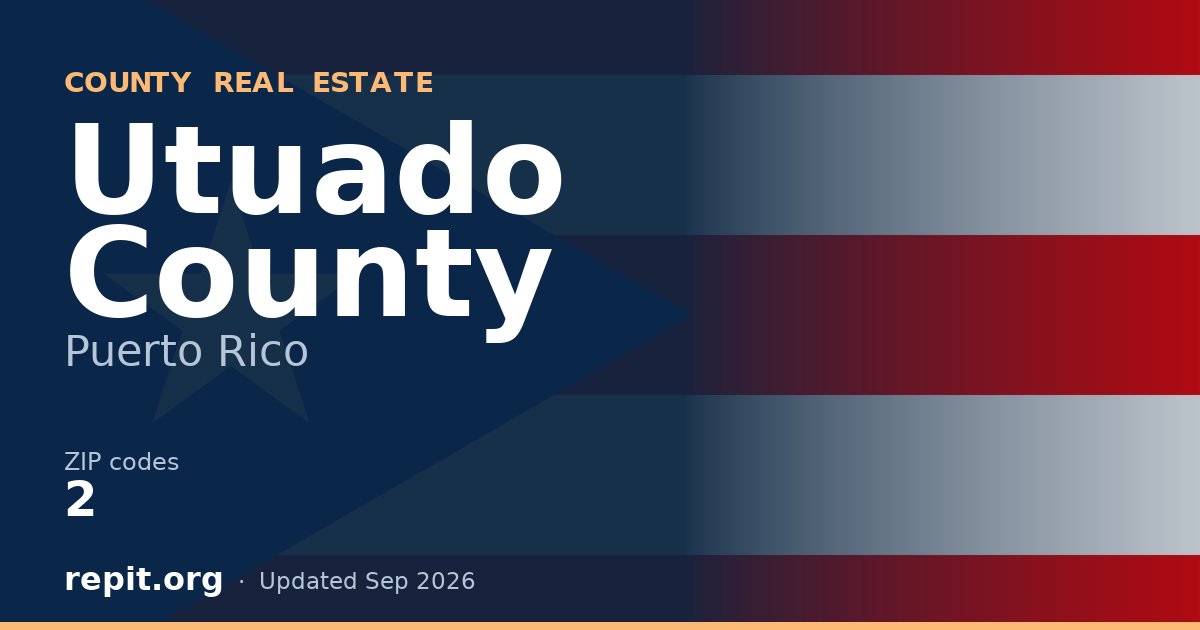 Utuado County, PR real estate