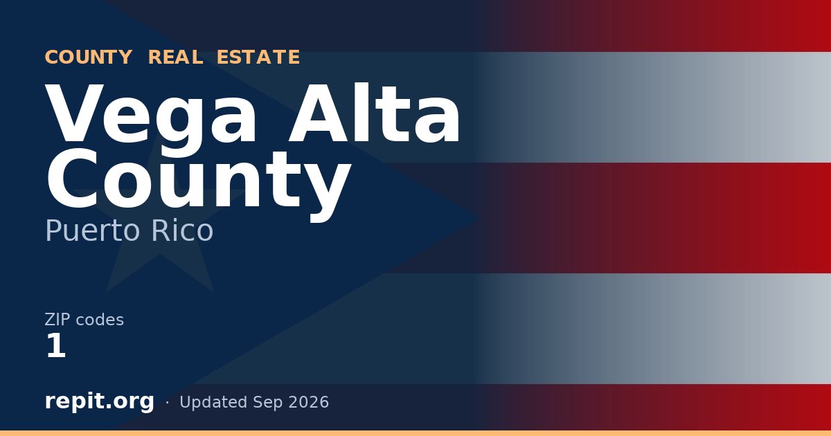 Vega Alta County, PR real estate