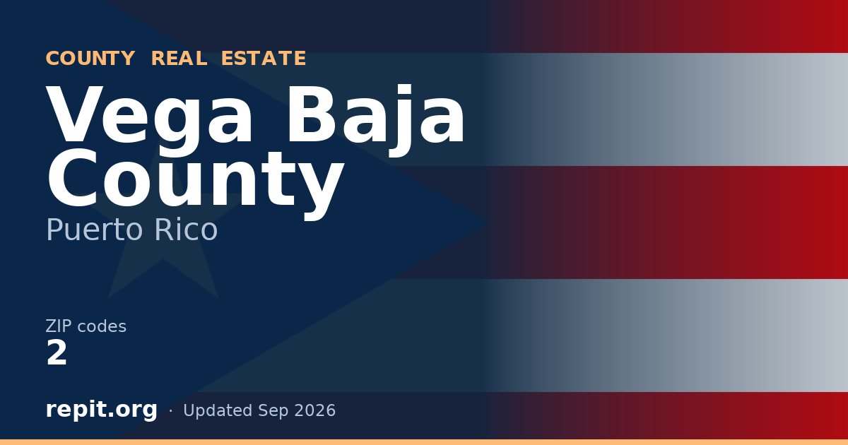 Vega Baja County, PR real estate