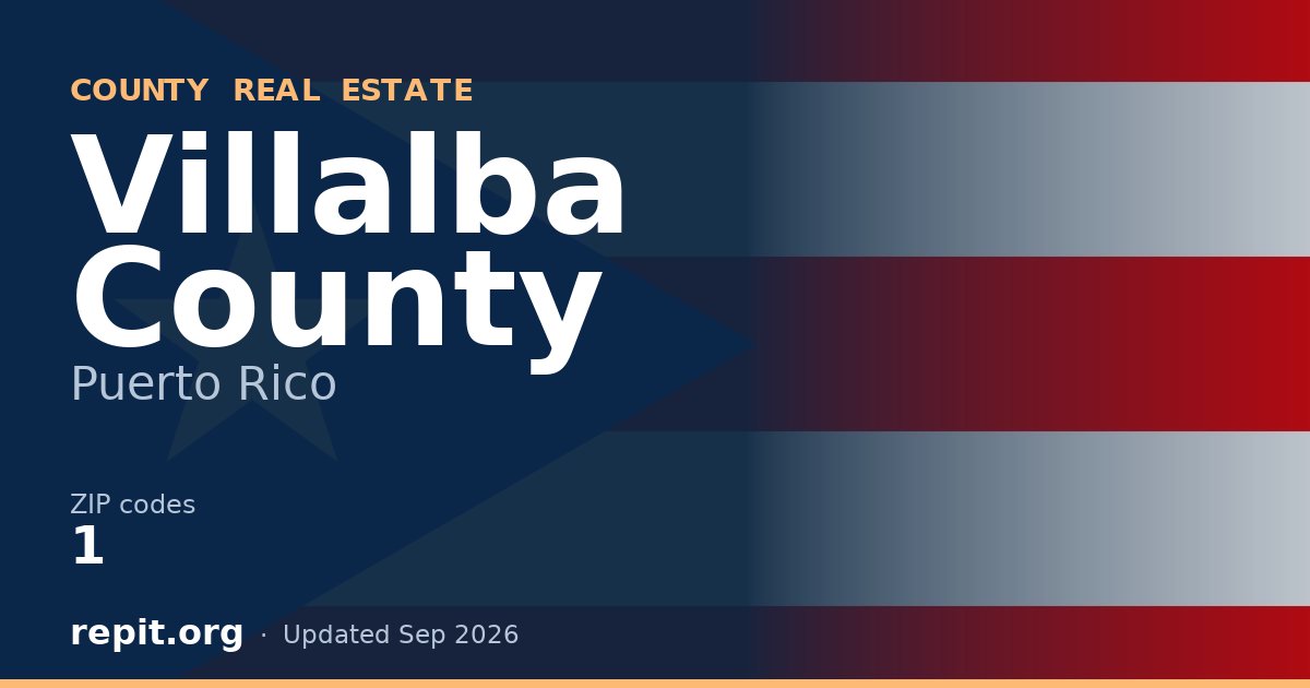 Villalba County, PR real estate