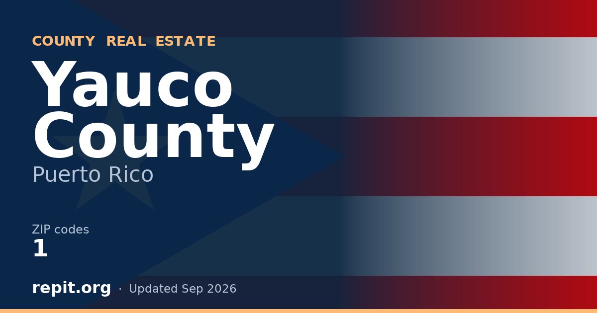Yauco County, PR real estate